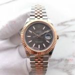 Copy Rolex Datejust 2 41mm 2-Tone Rose gold Dark Rhodium Dial Watch_th.jpg